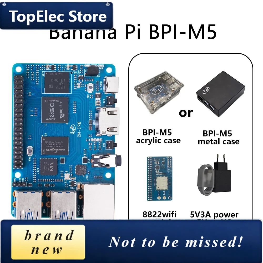 TopElec Banana PI BPI-M5 SET W - Banana Pi Bpi-M5 ulasan dan harga